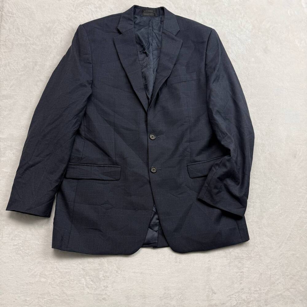 Ralph Lauren Men's Navy Blue Blazer Sport Coat Size 42R Made in Canada Business